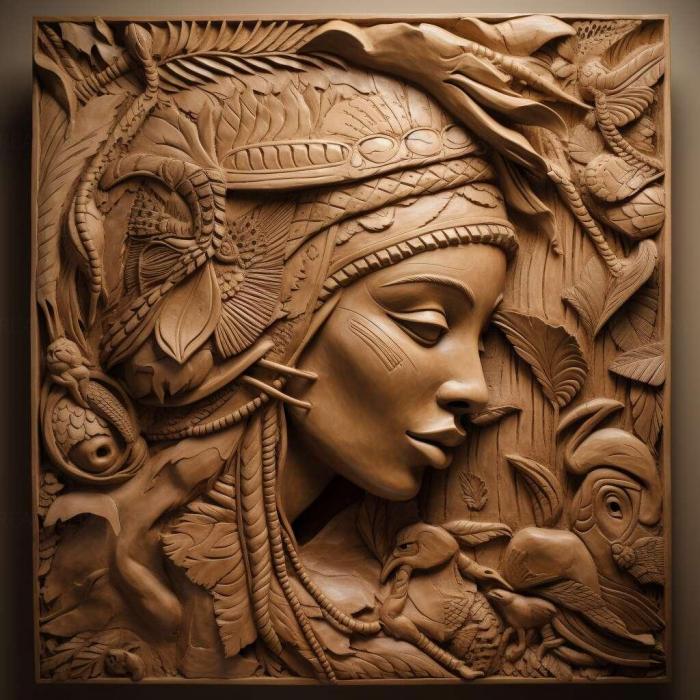 نموذج ثلاثي الأبعاد لآلة CNC 3D Art 